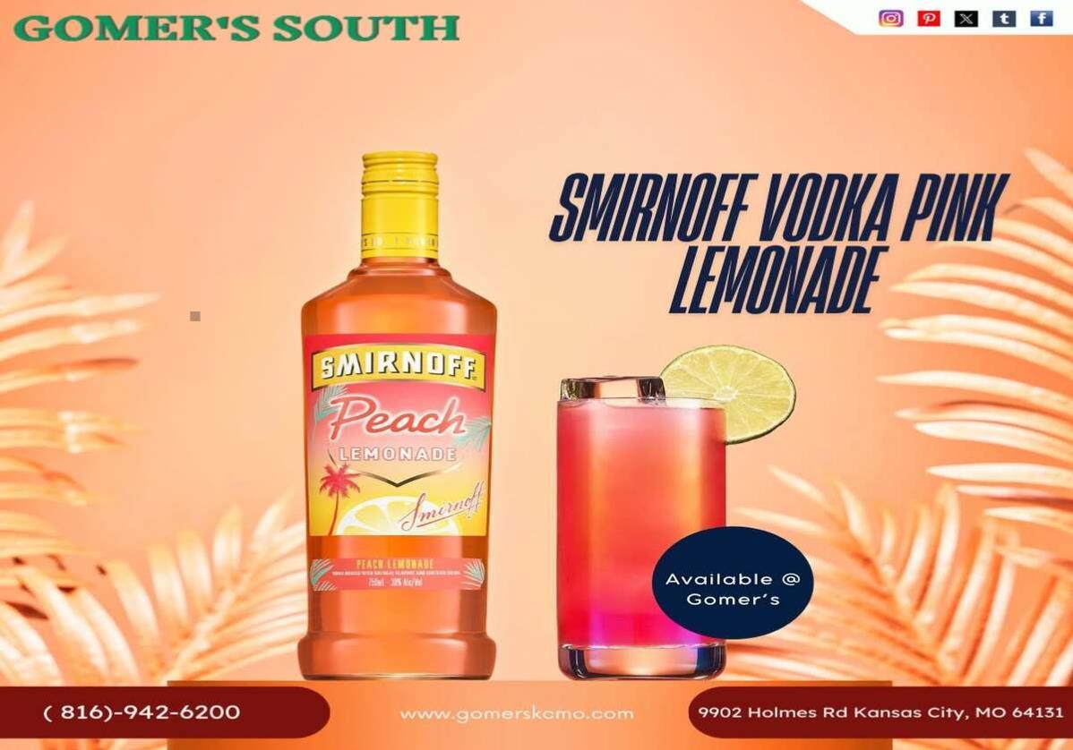Smirnoff Vodka Pink Lemonade