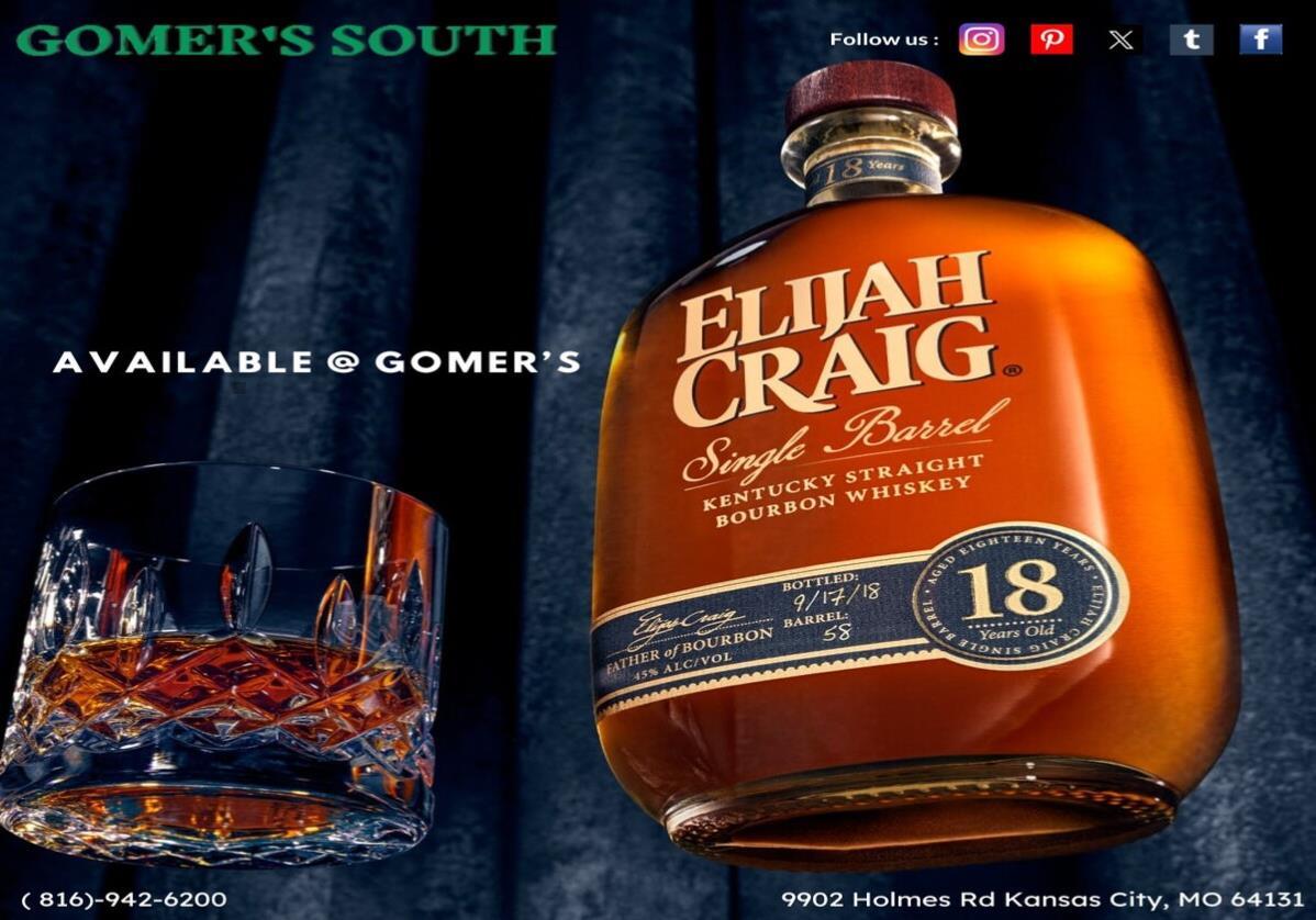 Elijah Craig 18-Year-Old Single Barrel Kentucky Straight Bourbon Whiskey