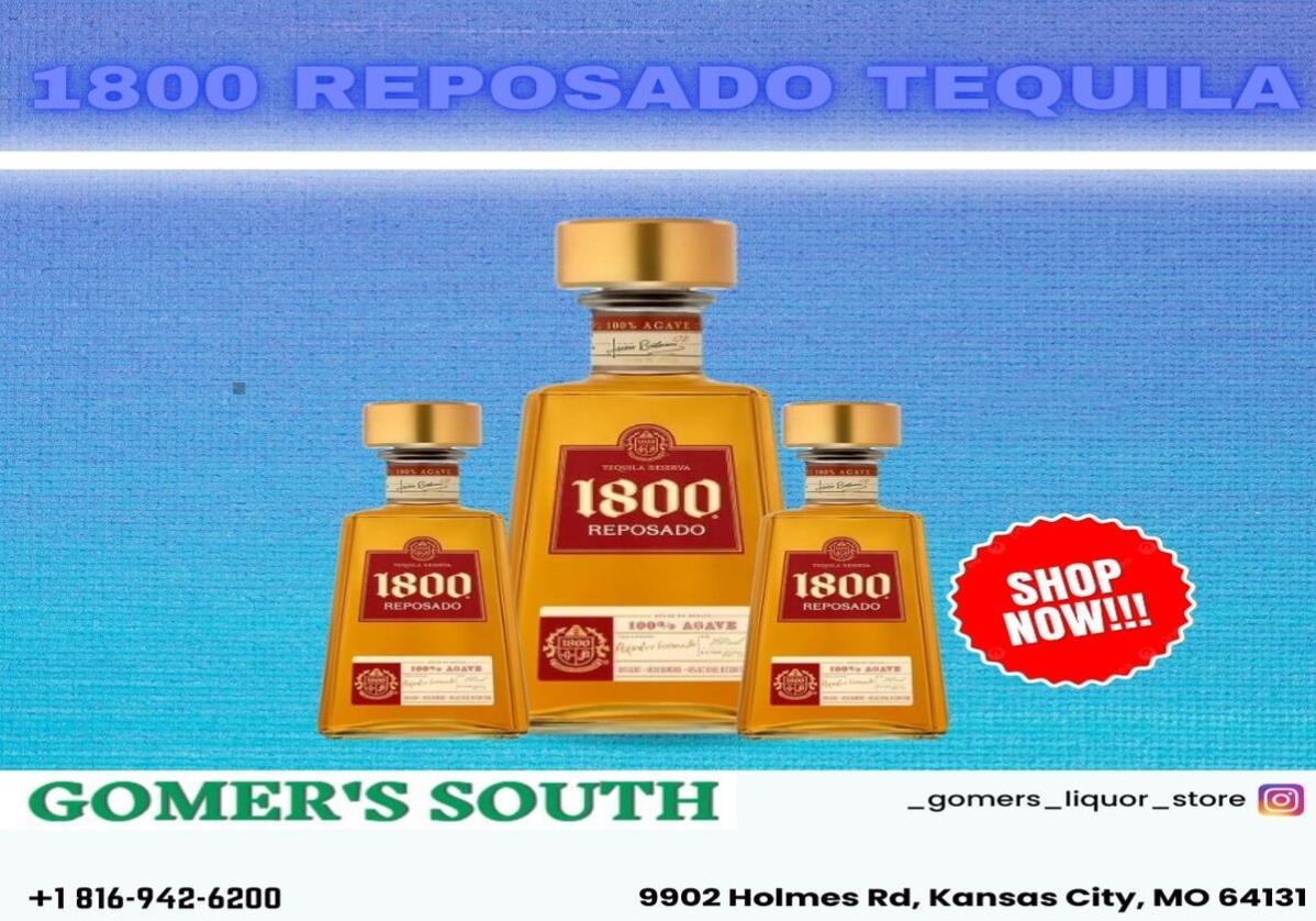 1800 Reposado Tequila available in Kansas City, MO