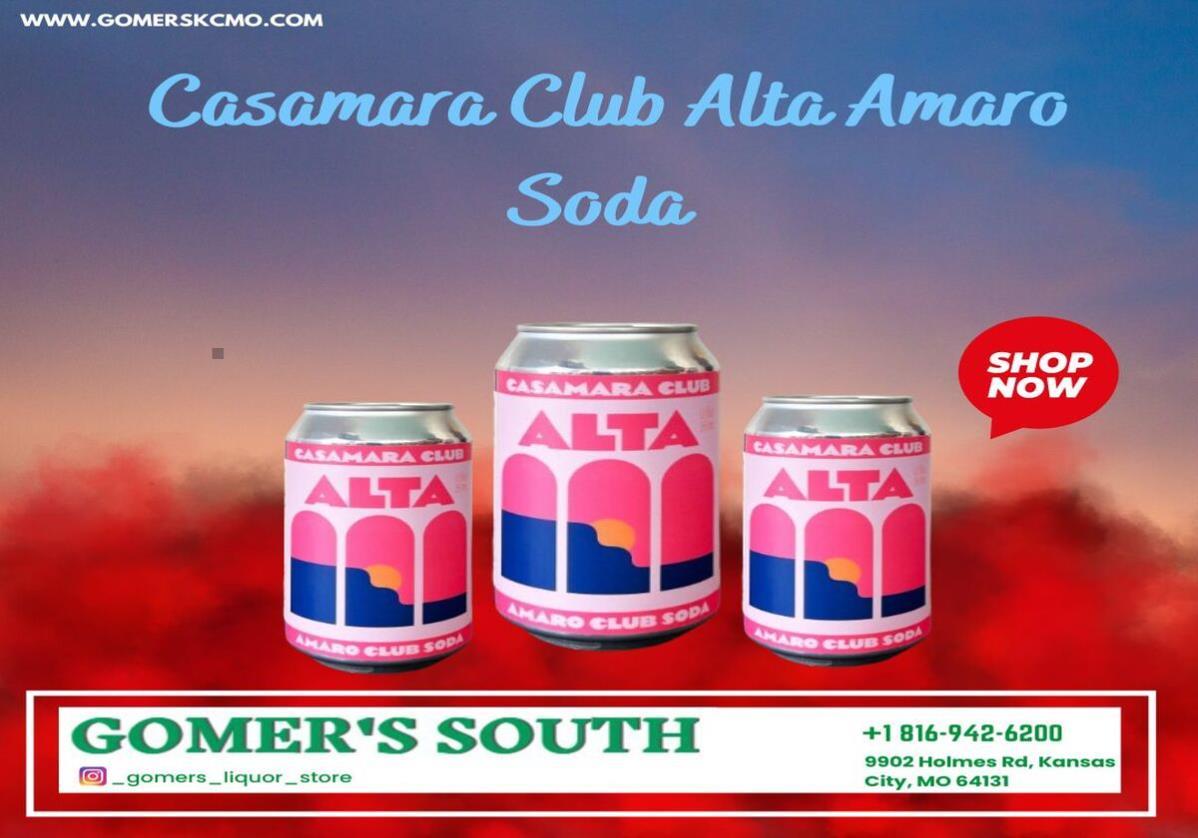 Casamara Club Alta Amaro Soda is available in Kansas City, MO